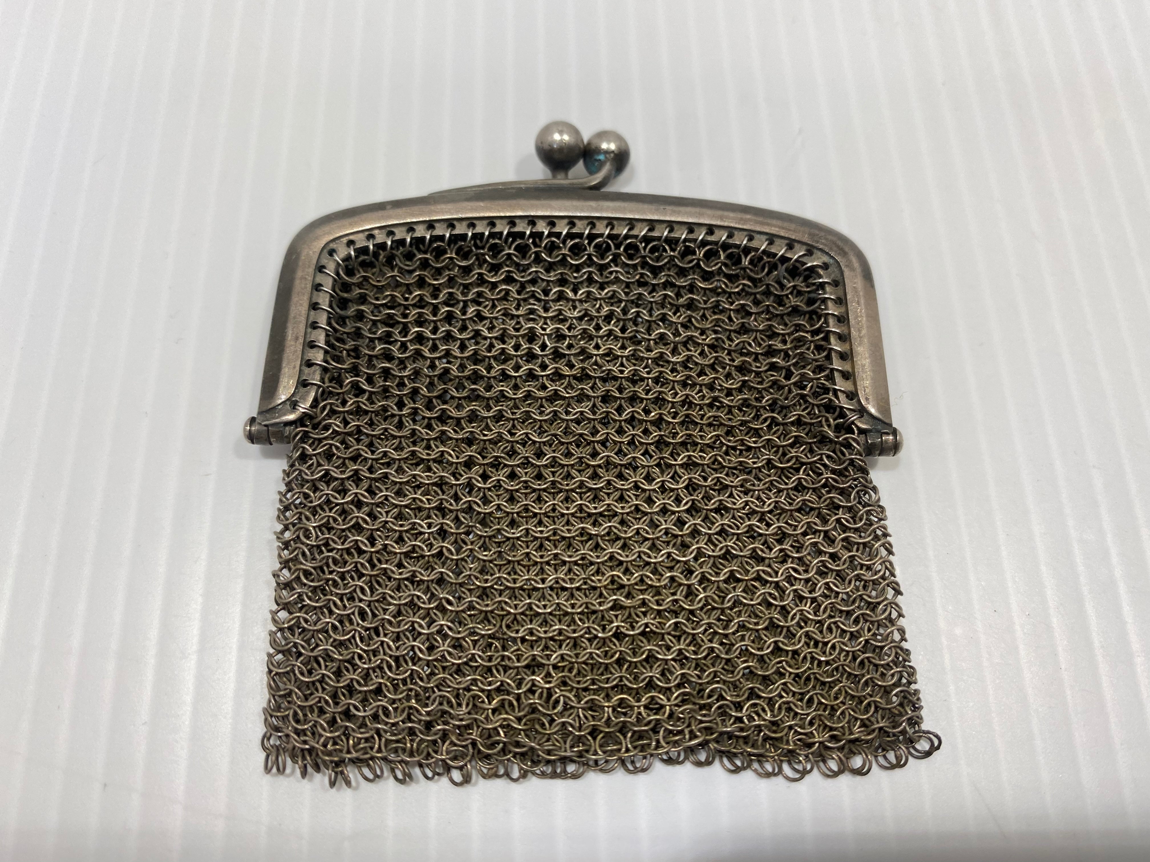 Buy Sterling Silver Vintage Mesh Handbag 1930's, Cut Out Open Floral Design Silver  Purse, Mesh Clutch 6 3/8 Wide by 6 1/2 Long, Weight 185.5gr Online in India  - Etsy