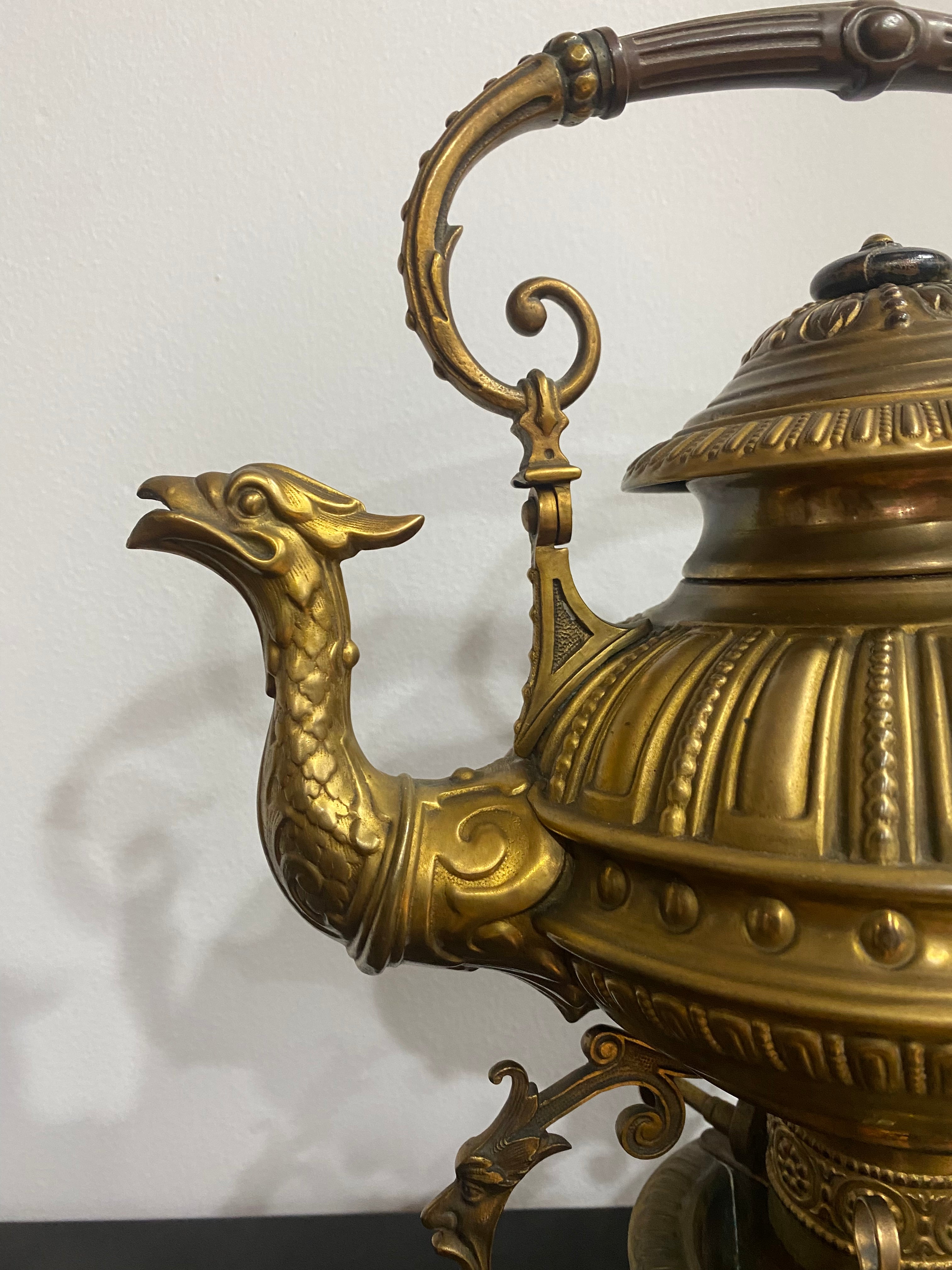 Russian brass samovar circa 1890-1900 – Iapello Arts & Antiques