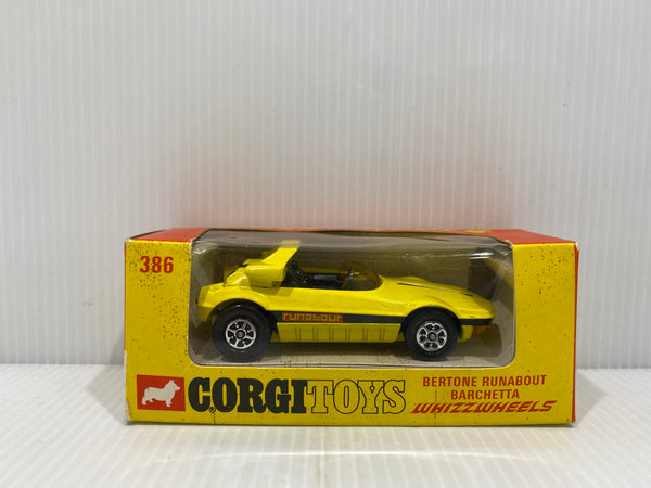 Corgi Toys GB n ° 386 Whizzwheels Bertone Runabout Barchetta 